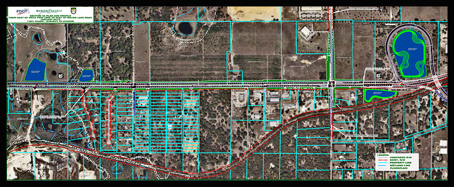 Wekiva Parkway Section 3A map